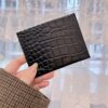 Bucks & leather｜韓國設計師品牌-經典熱銷真皮卡夾(鱷魚皮款)